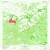 YellowMaps San Saba TX topo map, 1:24000 Scale, 7.5 X 7.5 Minute, Historical, 1959, Updated 1965, 27 x 22 in - Polypropylene view 1