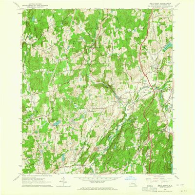 YellowMaps Salt Point NY topo map, 1:24000 Scale, 7.5 X 7.5 Minute, Historical, 1963, Updated 1964, 27 x 22.1 in - Polypropylene