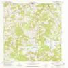 YellowMaps Berryhill Creek TX topo map, 1:24000 Scale, 7.5 X 7.5 Minute, Historical, 1973, Updated 1977, 26.9 x 23 in - Polypropylene view 1