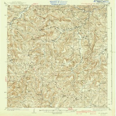 YellowMaps Mt Judea AR topo map, 1:62500 Scale, 15 X 15 Minute, Historical, 1940, 19.8 x 16.5 in - Tyvek