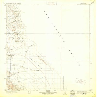 YellowMaps Lost Hills CA topo map, 1:125000 Scale, 30 X 30 Minute, Historical, 1914, Updated 1928, 19.9 x 16.6 in - Tyvek