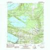 YellowMaps Beulah MI topo map, 1:25000 Scale, 7.5 X 7.5 Minute, Historical, 1983, Updated 1984, 26.9 x 21.8 in - Polypropylene view 1