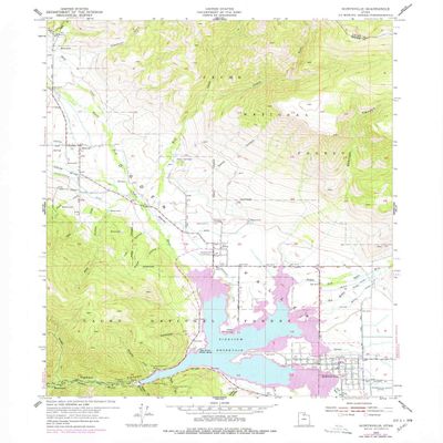 YellowMaps Huntsville UT topo map, 1:24000 Scale, 7.5 X 7.5 Minute, Historical, 1955, Updated 1978, 26.8 x 22 in - Tyvek