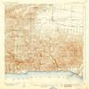YellowMaps Calabasas CA topo map, 1:62500 Scale, 15 X 15 Minute, Historical, 1903, Updated 1937, 19.8 x 16.6 in - Polypropylene view 1