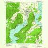 YellowMaps Ticonderoga NY topo map, 1:24000 Scale, 7.5 X 7.5 Minute, Historical, 1950, Updated 1962, 26.9 x 22 in - Polypropylene view 1