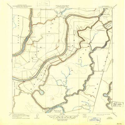 YellowMaps Isleton CA topo map, 1:31680 Scale, 7.5 X 7.5 Minute, Historical, 1910, Updated 1947, 20.6 x 17 in - Polypropylene
