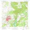 YellowMaps Tahlequah OK topo map, 1:24000 Scale, 7.5 X 7.5 Minute, Historical, 1972, Updated 1974, 27.4 x 21.6 in - Polypropylene view 1