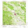 YellowMaps Healdsburg CA topo map, 1:62500 Scale, 15 X 15 Minute, Historical, 1955, Updated 1966, 20.9 x 16.6 in - Polypropylene view 1
