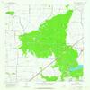 YellowMaps Fannett West TX topo map, 1:24000 Scale, 7.5 X 7.5 Minute, Historical, 1962, Updated 1964, 26.9 x 23.1 in - Polypropylene view 1