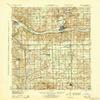 Lowell MI topo map, 1:62500 Scale, 15 X 15 Minute, Historical, 1943, Updated 1944, 21.2 x 16.4 in - Paper view 1