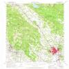 YellowMaps Sonoma CA topo map, 1:62500 Scale, 15 X 15 Minute, Historical, 1951, Updated 1966, 20.7 x 16.6 in - Tyvek view 1