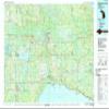 YellowMaps Manistique Lake MI topo map, 1:100000 Scale, 30 X 60 Minute, Historical, 1985, Updated 1989, 24.1 x 36.9 in - Polypropylene view 1