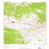 YellowMaps Tehachapi CA topo map, 1:62500 Scale, 15 X 15 Minute, Historical, 1943, Updated 1965, 20.7 x 16.6 in - Polypropylene view 1