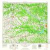 YellowMaps Texarkana TX topo map, 1:250000 Scale, 1 X 2 Degree, Historical, 1953, Updated 1966, 22.1 x 33.2 in - Polypropylene view 1