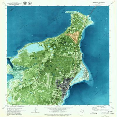 YellowMaps Rockport TX topo map, 1:24000 Scale, 7.5 X 7.5 Minute, Historical, 1979, Updated 1979, 27.2 x 23.3 in - Tyvek