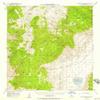 YellowMaps Blanco Mountain CA topo map, 1:62500 Scale, 15 X 15 Minute, Historical, 1951, Updated 1958, 20.8 x 16.4 in - Tyvek view 1