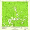 YellowMaps Linn TX topo map, 1:62500 Scale, 15 X 15 Minute, Historical, 1939, Updated 1958, 21 x 18 in - Polypropylene view 1