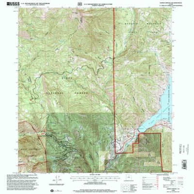 YellowMaps Aspen Grove UT topo map, 1:24000 Scale, 7.5 X 7.5 Minute, Historical, 1998, Updated 2000, 26.6 x 21.9 in - Polypropylene