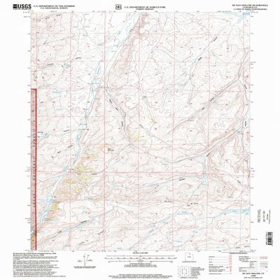 Mc Kay Hollow UT topo map, 1:24000 Scale, 7.5 X 7.5 Minute, Historical, 1998, Updated 2001, 26.7 x 21.8 in - Polypropylene