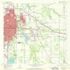 YellowMaps Abilene East TX topo map, 1:24000 Scale, 7.5 X 7.5 Minute, Historical, 1957, Updated 1968, 26.8 x 21.6 in - Tyvek view 1