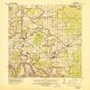 YellowMaps Altheimer AR topo map, 1:62500 Scale, 15 X 15 Minute, Historical, 1935, Updated 1944, 21.8 x 17.9 in - Polypropylene view 1