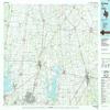 YellowMaps McKinney TX topo map, 1:100000 Scale, 30 X 60 Minute, Historical, 1985, Updated 1985, 24.1 x 43.1 in - Tyvek view 1