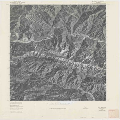 YellowMaps Bald MTN CA topo map, 1:24000 Scale, 7.5 X 7.5 Minute, Historical, 1977, 28.3 x 23.3 in - Polypropylene