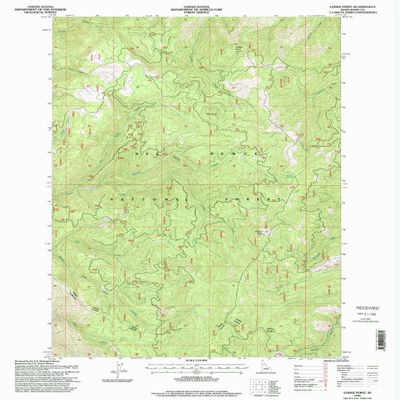 YellowMaps Lodge Point ID topo map, 1:24000 Scale, 7.5 X 7.5 Minute, Historical, 1995, Updated 1999, 26.8 x 22 in - Polypropylene