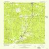 YellowMaps New Willard TX topo map, 1:62500 Scale, 15 X 15 Minute, Historical, 1955, Updated 1957, 20.9 x 18.1 in - Polypropylene view 1