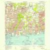 YellowMaps Amityville NY topo map, 1:24000 Scale, 7.5 X 7.5 Minute, Historical, 1954, Updated 1957, 26.9 x 22 in - Polypropylene view 1