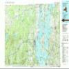 YellowMaps Lake Champlain North NY topo map, 1:100000 Scale, 30 X 60 Minute, Historical, 1986, Updated 1989, 25.1 x 39.1 in - Polypropylene view 1