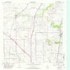 Keller TX topo map, 1:24000 Scale, 7.5 X 7.5 Minute, Historical, 1955, Updated 1981, 27 x 23 in - Polypropylene view 1