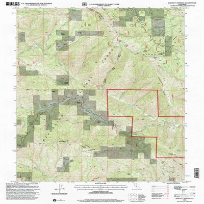 YellowMaps Bartlett Springs CA topo map, 1:24000 Scale, 7.5 X 7.5 Minute, Historical, 1996, Updated 2001, 26.6 x 21.4 in - Polypropylene