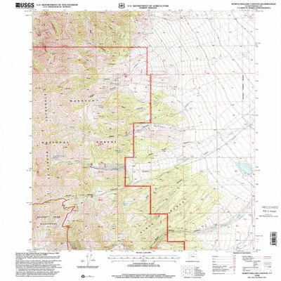 North Willow Canyon UT topo map, 1:24000 Scale, 7.5 X 7.5 Minute, Historical, 1998, Updated 2001, 26.6 x 21.8 in - Polypropylene