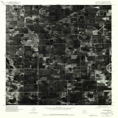 YellowMaps Abernathy SE TX topo map, 1:24000 Scale, 7.5 X 7.5 Minute, Historical, 1976, Updated 1978, 26.8 x 21.2 in - Polypropylene