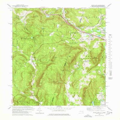 YellowMaps State Line MA topo map, 1:25000 Scale, 7.5 X 7.5 Minute, Historical, 1973, Updated 1978, 26.9 x 20.9 in - Tyvek
