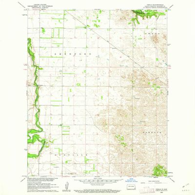 Venlo ND topo map, 1:24000 Scale, 7.5 X 7.5 Minute, Historical, 1960, Updated 1962, 26.8 x 22 in - Tyvek