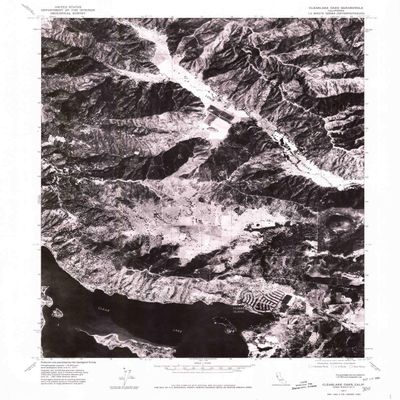 YellowMaps Clearlake Oaks CA topo map, 1:24000 Scale, 7.5 X 7.5 Minute, Historical, 1977, Updated 1980, 26.6 x 21.9 in - Polypropylene