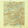 YellowMaps Big Moose NY topo map, 1:62500 Scale, 15 X 15 Minute, Historical, 1903, Updated 1947, 20.9 x 17 in - Polypropylene view 1
