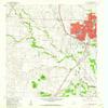 YellowMaps Denton West TX topo map, 1:24000 Scale, 7.5 X 7.5 Minute, Historical, 1960, Updated 1962, 26.9 x 23.1 in - Tyvek view 1