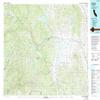 YellowMaps Portola CA topo map, 1:100000 Scale, 30 X 60 Minute, Historical, 1979, Updated 1993, 24.1 x 40.3 in - Polypropylene view 1