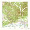YellowMaps Batesville AR topo map, 1:24000 Scale, 7.5 X 7.5 Minute, Historical, 1943, Updated 1972, 26.9 x 22.1 in - Tyvek view 1