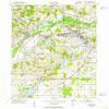 YellowMaps Augusta MI topo map, 1:24000 Scale, 7.5 X 7.5 Minute, Historical, 1947, Updated 1955, 26.8 x 21.9 in - Tyvek view 1