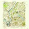YellowMaps Cohoes NY topo map, 1:62500 Scale, 15 X 15 Minute, Historical, 1949, 21 x 17 in - Polypropylene view 1