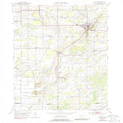 YellowMaps Holley NY topo map, 1:24000 Scale, 7.5 X 7.5 Minute, Historical, 1950, Updated 1988, 27 x 22 in - Polypropylene