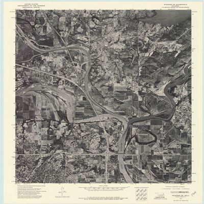 YellowMaps Wagoner SE OK topo map, 1:24000 Scale, 7.5 X 7.5 Minute, Historical, 1972, Updated 1974, 27.3 x 22 in - Polypropylene