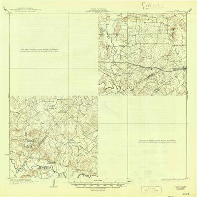 YellowMaps Luling TX topo map, 1:62500 Scale, 15 X 15 Minute, Historical, 1929, Updated 1946, 20.9 x 17 in - Polypropylene
