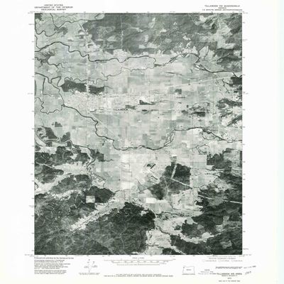 YellowMaps Tillamook NE OR topo map, 1:24000 Scale, 7.5 X 7.5 Minute, Historical, 1975, Updated 1980, 26.8 x 22 in - Polypropylene