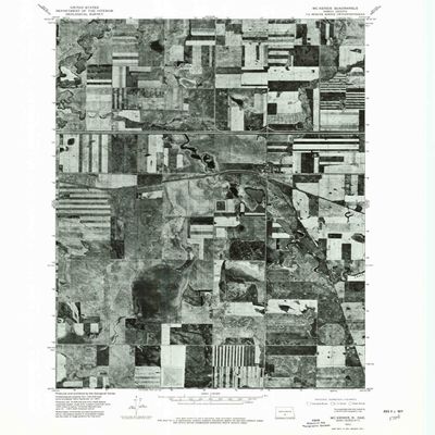 YellowMaps McKenzie ND topo map, 1:24000 Scale, 7.5 X 7.5 Minute, Historical, 1975, 26.9 x 22.1 in - Tyvek