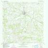 YellowMaps Springtown TX topo map, 1:24000 Scale, 7.5 X 7.5 Minute, Historical, 1958, Updated 1992, 26.9 x 23.1 in - Polypropylene view 1